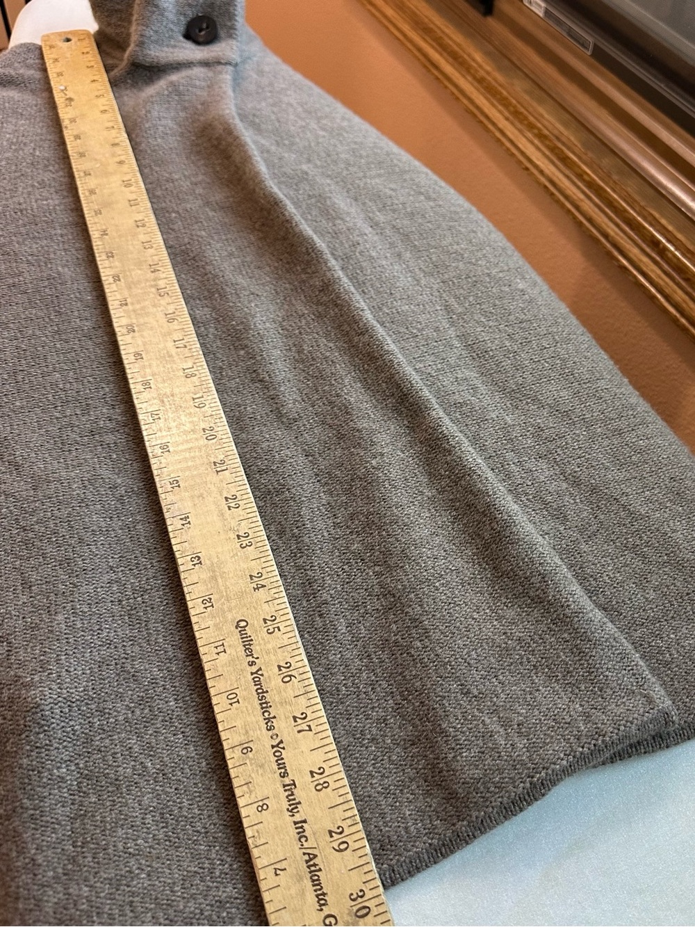 Nordstrom Collection 100% Cashmere Open Cardigan Jacket Size L One Button Preppy - Picture 13 of 16